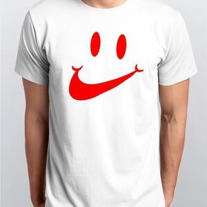 White Smiley Face T-Shirt